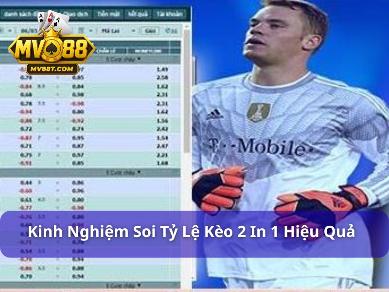 Tỷ Lệ Kèo 2 In 1 Là Gì? Cách Đọc Và Bắt Kèo Chuẩn Tại Mv88 Biến động kèo thay đổi liên tục trong trận đấu