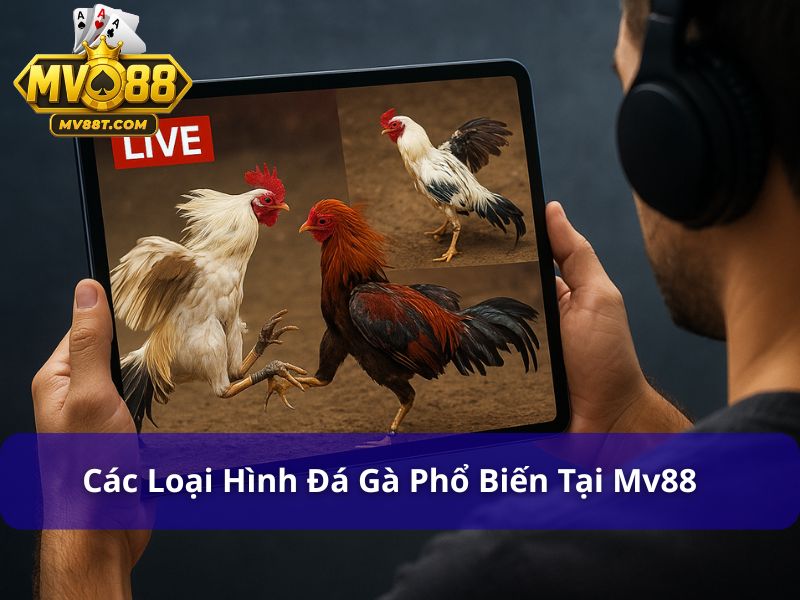 Trang Web Đá Gà Trực Tiếp Uy Tín Và Hấp Dẫn Mv88 Các hình thức đá gà MV88 phát trực tiếp