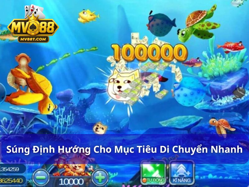 Các Loại Súng Trong Game Bắn Cá Và Cách Sử Dụng Hiệu Quả Các loại súng bắn đạn định hình phù hợp với mục tiêu di chuyển nhanh