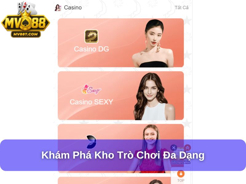 Chơi Casino Trực Tuyến Trên Điện Thoại – Xu Hướng Giải Trí Hiện Đại Khám phá kho trò chơi đa dạng