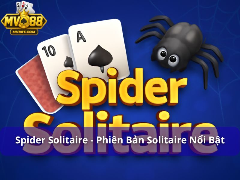 Game Bài Solitaire: Hướng Dẫn Cách Chơi Hiệu Quả Từ Cao Thủ Spider Solitaire là một phiên bản Solitaire nổi bật