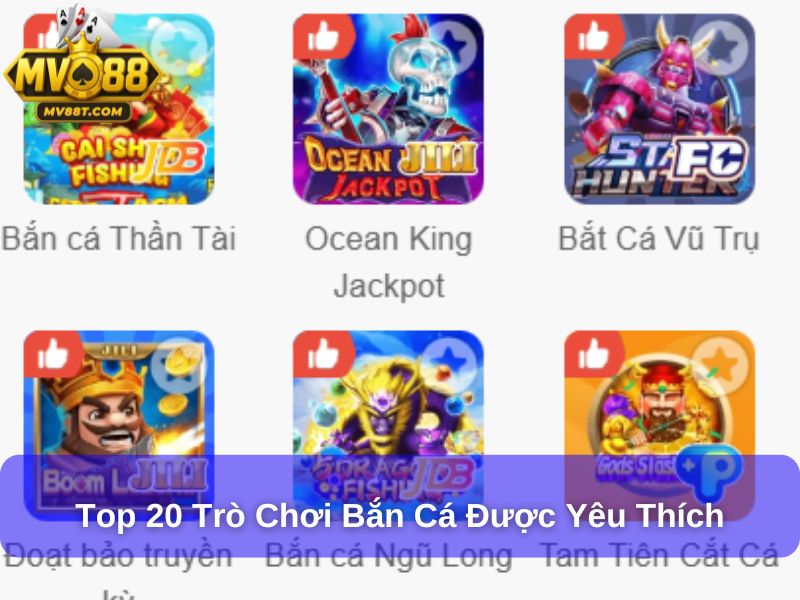 Khám Phá Top 20 Trò Chơi Bắn Cá Hấp Dẫn Nhất Hiện Nay Top 20 trò chơi Bắn cá được yêu thích