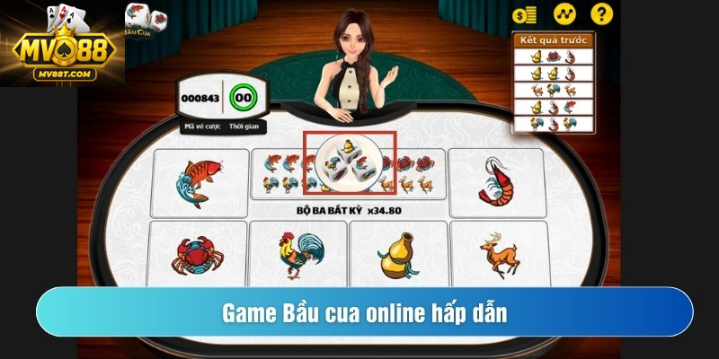 Cách Chơi Bầu Cua Trên Điện Thoại Đơn Giản Và Hiệu Quả Lắc ba viên xúc xắc, kết quả hiển thị trên màn hình