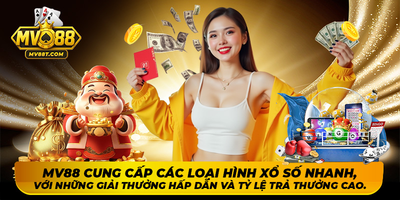 MV88 - Thiên đường Cá Cược | Link Vào Trang Chủ Nhà Cái MV88 cung cấp các loại hình xổ số nhanh, với những giải thưởng hấp dẫn và tỷ lệ trả thưởng cao